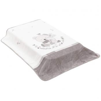 Cambrass Team - Manta Raschel Minicuna, 80 x 110 cm, Color Gris