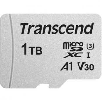 Tarjeta microSD Transcend 1TB UHS-I U3 A1 con Adaptador - Clase 10, V30, 3D NAND