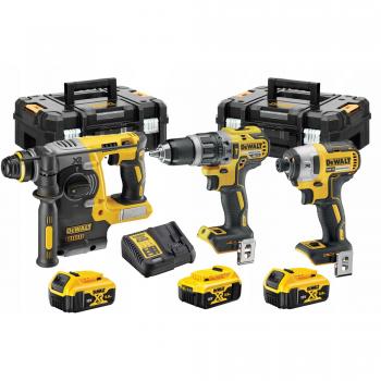 Kit Taladro Percutor Compacto Dewalt XR 18V 5Ah Li-Ion