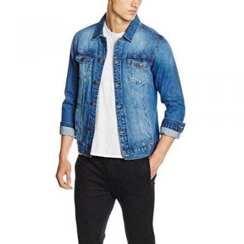 New Caro Nilo, Abrigo para Hombre, Azul