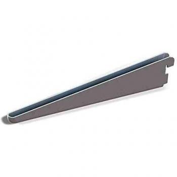 Soporte de estante Jagmet Emuca de largo 370 mm para perfil de ranura doble y paso 32mm