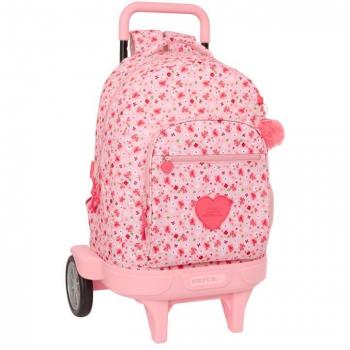Mochila Escolar con Carro Safta Compact Evol Vicki Martín Berrocal In Bloom
