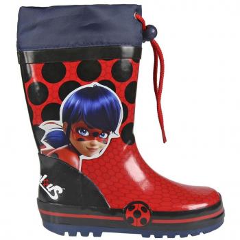 Ladybug - Botas de agua Rubber, color rojo
