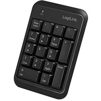 Teclado Numérico Bluetooth V5.1 Negro con 17 Teclas