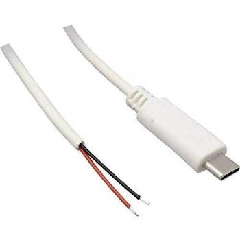 Cable USB C 3.1 BKL Electronic 10080114, 1,8 m, extremos libres, color negro