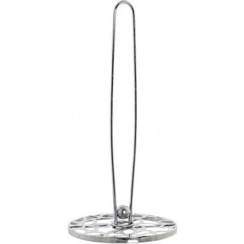 Portarrollos de Cocina Plateado Metal Plástico 14 x 14 x 29 cm