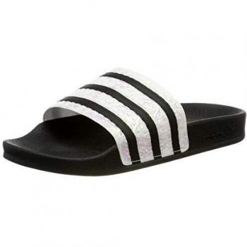 adidas Adilette W, Zapatos de Playa y Piscina para Mujer, Negro Core Black/Grey Two F17, 37 EU