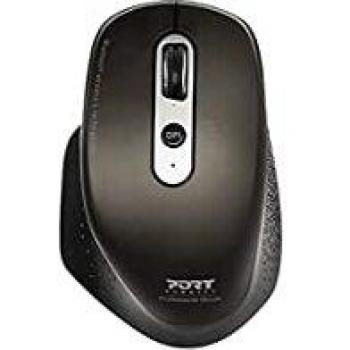 Port Designs 900716 - Ratón mano derecha RF inalámbrica + Bluetooth óptico 3200 DPI