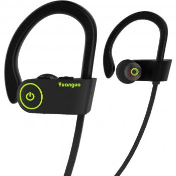 Auriculares Bluetooth HolyHigh Yuanguo2 Los mejores auriculares inalámbricos deportivos Casco Mini Inalámbrico In-Ear Estéreo con Micrófono Incorporado y Cancelación de Ruido de Apoyo Manos Libres para Moviles iPhone Samsung y Andriod Teléfonos