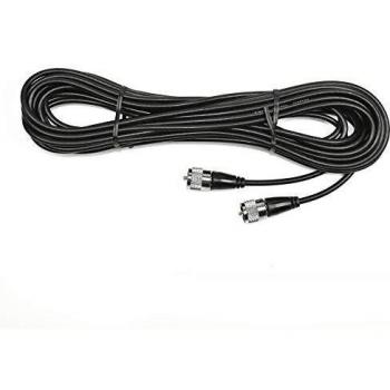 Cable Coaxial Albrecht 75820 de 10 m con Conectores UHF Macho para Altavoces y Antenas