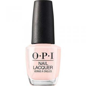 OPI Nail Laquer - Esmalte Uñas Duración de Hasta 7 Días, Efecto Manicura Profesional, 'Mimosas for Mr. & Mrs.' Rosa claro - 15 ml