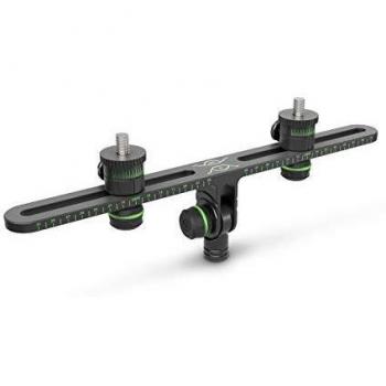 Barra de Micrófono Estéreo Gravity MS STB 01 PRO - Regulable y Accesorios para Soportes