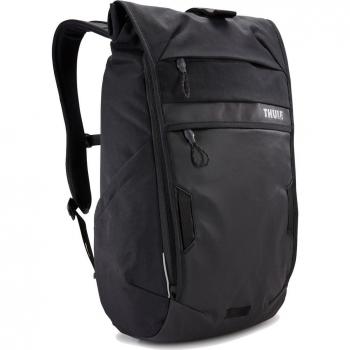 Mochila Thule Paramount Commuter 18L impermeable negra para notebook de 16 pulgadas