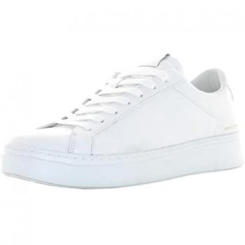 CRIME LONDON Men's White Leather Sneakers Size 44 - Extralight Model