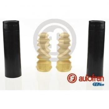 Kit de protección para amortiguadores AUTOFREN SEINSA D5166, incluye guardapolvos y bujes, diseñado para proteger el vástago del amortiguador de la suciedad y el desgaste, fabricado con materiales de
