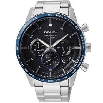 Seiko Men's Analogue Quartz Watch with Stainless Steel Strap SSB357P1
