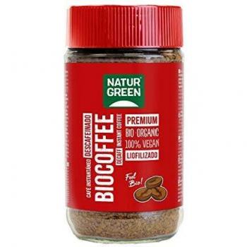NATURGREEN BIOCOFFEE DESCAFEINADO INSTANT BOTE 100 GRS.