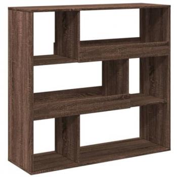 Estantería divisor de espacios marrón roble 100x33x94,5 cm