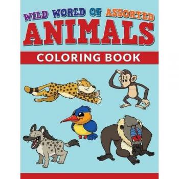 Libro para Colorear Animales Variados del Mundo Salvaje