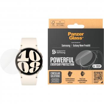 Protector de Pantalla Ultra-Wide Fit PanzerGlass para Samsung Galaxy Watch 7 44mm, Cristal Templado, Resistente a Rayones y Golpes