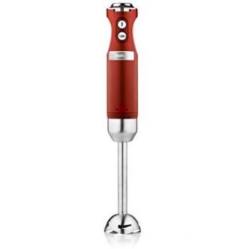 Batidora de Mano Westinghouse Retro 600W Roja con Turbo y Pie Desmontable
