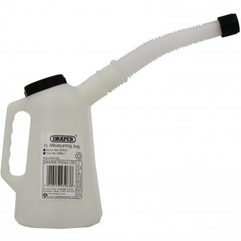 Draper 43963 Jarra medidora con pico flexible, 1L