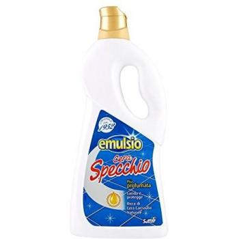 Cera Espejo Emulsio con Cera de Carnauba Natural, 750 ml - Brillante y Protectora