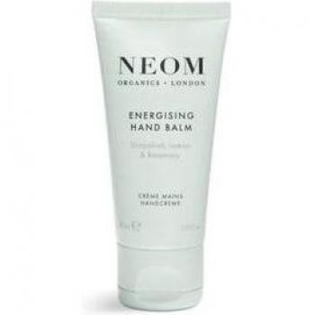 Neom Organics Energising Hand Balm 30ml - Nourishing hand balm, energizing scent, made with natural ingredients, suitable for all skin types, designed to hydrate and rejuvenate hands