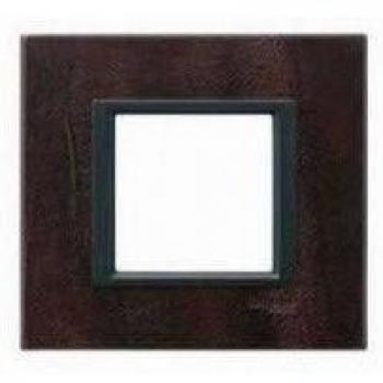 Schneider Electric MGU68.002.7P2 Marco Clase 1 elemento, Cuero Trufa