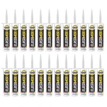 Mortero Sellador Impermeable ELASTIMOR, Cemento Express para Encintados y Reparaciones, Tubo 310 ml, Caja 24 unds