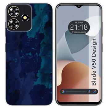 Funda de Silicona Acuarela 13 para ZTE Blade V50 Design 4G con Dibujos