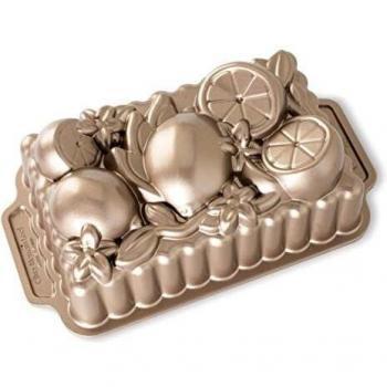 Molde Nordic Ware para Pan de Cítricos - 1,4L, Diseño de Flor de Cítricos