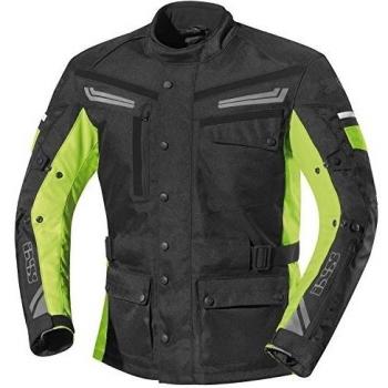 IXS Evans Moto Chaqueta Textil All Season - Negro Amarillo