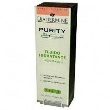 2 x DIADERMINE purity fluido hidratante piel con impurezas 75 ml