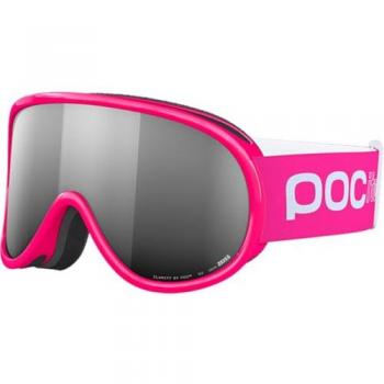 Máscara de Esquí POC Pocito Retina Fucsia con Lente Clarity Partly Sunny Silver para Niños
