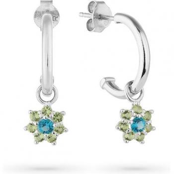Pendientes Aro Rosetón Radiant Mujer RY000111