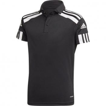 Adidas Squadra 21 Kids Polo Shirt Black