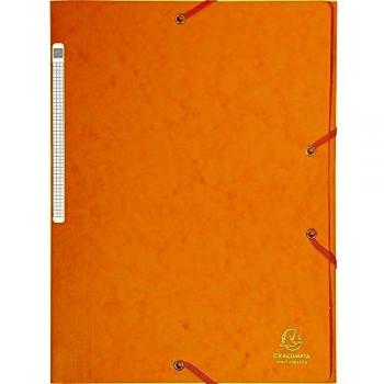 Exacompta 17106H - Carpeta con goma, A4, Amarillo
