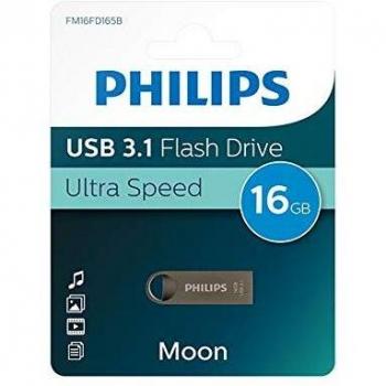 Philips Moon Edition 64GB USB 3.1 Flash Drive Gray
