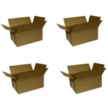 50 Boîtes en cartons pliables de 350 x 250 x 150 mm