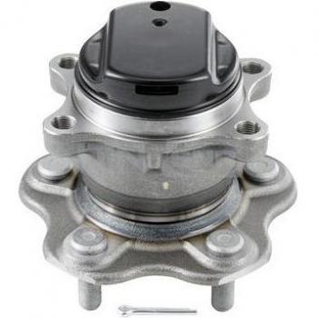 Kit de cojinete de rueda SNR R168.75 con cubo, incluye cojinetes y componentes para montaje, fabricado con materiales de alta calidad para garantizar durabilidad y rendimiento óptimo en vehículos