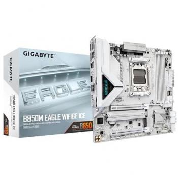 Placa Base Gigabyte B850M EAGLE WIFI6E ICE AM5 DDR5 256GB M.2 PCIe 5.0 Wi-Fi 6E