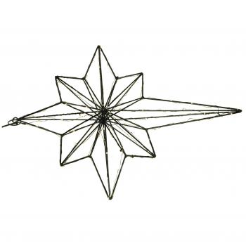 Best Season SA134, LED 3d de alambre – Silhouette, Belén Estrella, 125 WW, Plástico, Negro, 6.0 x 37,0 x 50.0 cm