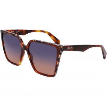 Liu Jo LJ798S Col. 245 Women's Sunglasses Tortoiseshell Square Havana Size 58