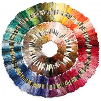 250 Skeins Stranded Deal CXC 100% Cotton Embroidery Thread Cross Floss Sewing