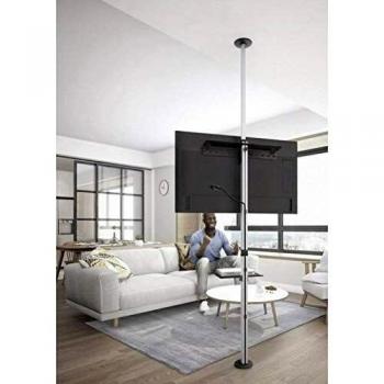 Soporte de Piso a Techo para TV LCD/LED/Plasma 37-70'' Ajustable y Rotatorio 30kg