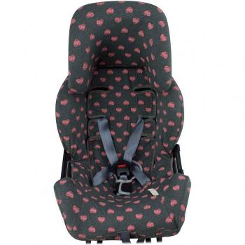 Jyoko Funda para Silla de Coche Klippan Kiss 2 - Protección Duradera, compatible con Klippan Kiss 2, diseño Fluor Heart