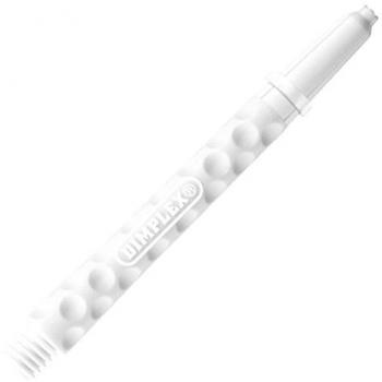 3 Tiges Dimplex, blanches - Blanc, medium : 48mm