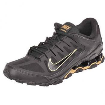 Nike Reax 8 TR Men's Black/Gold Workout Shoes - Size 12