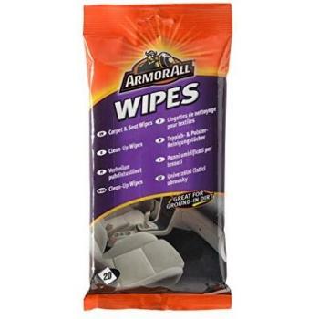 Armor All® - Toallitas multiusos para el cuidado de tu coche - Limpia, abrillanta y protege rápido en un paso - 20 unidades